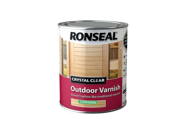 Ronseal Crystal Clear Outdoor Varnish Matt 2.5 litre Ronseal - RockBottom Nothampton