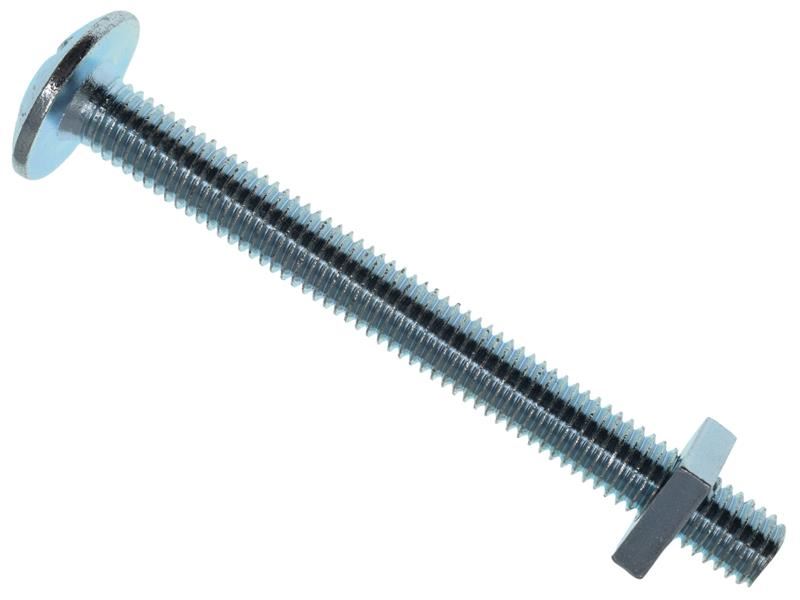 METALMATE Roofing Bolt & Nut ZP M8 x 80mm (Box 25) METALMATE� - RockBottom Northampton