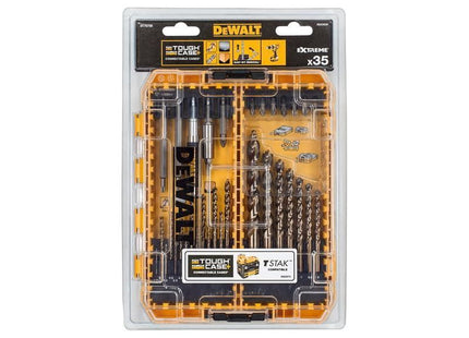 Dewalt Power Tools DT70756 Mixed Drill & Bit Set, 35 Piece DeWALT Power Tools - RockBottom Northampton