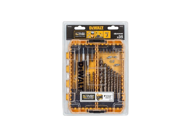 Dewalt Power Tools DT70756 Mixed Drill & Bit Set, 35 Piece DeWALT Power Tools - RockBottom Northampton