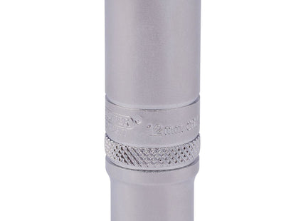 Draper 6 Point Deep Socket, 1/4" Sq. Dr., 12mm 82142 Draper - Town Tools 