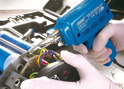 Draper 230V Soldering Gun Kit, 100W 71420 Draper - Town Tools 
