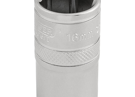 Draper 6 Point Metric Socket, 1/2" Sq. Dr., 16mm 16606 Draper - Town Tools 
