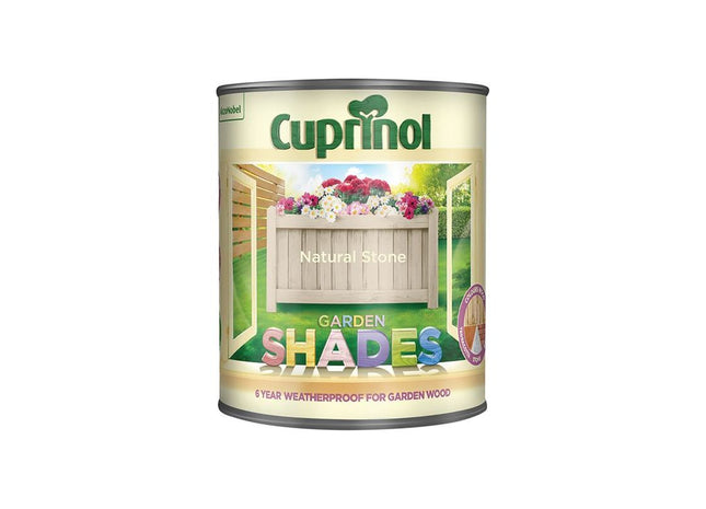 Cuprinol Garden Shades Natural Stone 1 litre Cuprinol - RockBottom Northampton