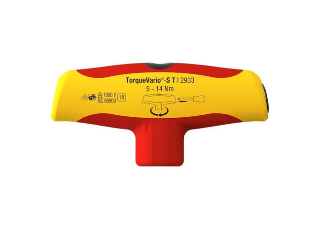 Wiha TorqueVario®-S T electric T-handle Screwdriver 5-14Nm Wiha - RockBottom Northampton