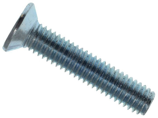 METALMATE Machine Screw Pozi Compatible CSK ZP M6 x 30mm Box 25 METALMATE� - RockBottom Northampton