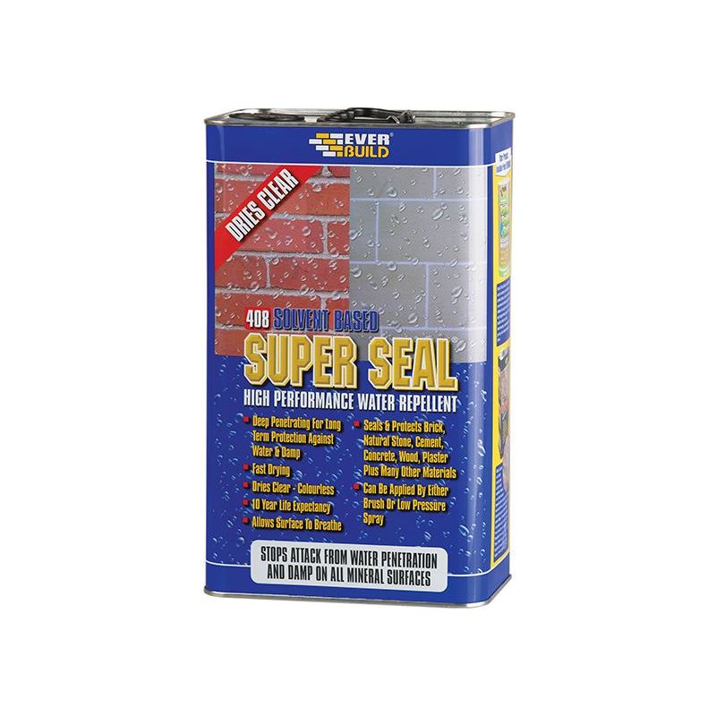 Everbuild Sika 408 Super Seal (Exterior Wall Seal) 5 Litre Everbuild Sika - RockBottom Northamptin