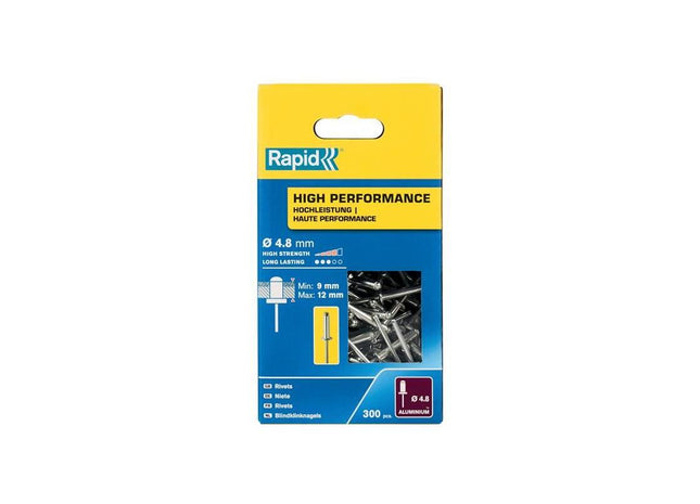 Rapid High Performance Rivets 4.8 x 16mm (Box 300) Rapid - RockBottom Nothampton
