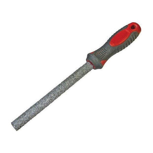 Faithfull Carbide Tile File Half Round Soft Grip 150mm (6in) Faithfull - RockBottom Northampton