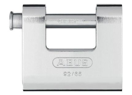 Abus Mechanical 92/65mm Monoblock Brass Body Shutter Padlock Carded ABUS Mechanical - RockBottom Northampton 