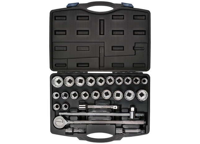 Draper Combined MM/AF Socket Set, 3/4" Sq. Dr., Black (26 Piece) 48329 Draper - Town Tools 