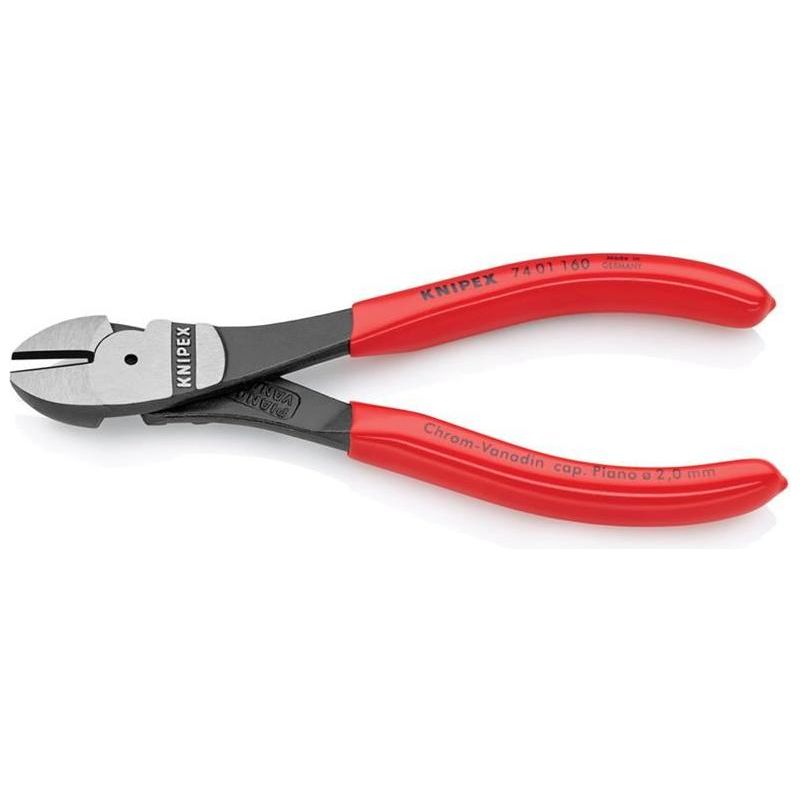 Knipex High Leverage Diagonal Cutters PVC Grips 160mm Knipex - RockBottom Northampton