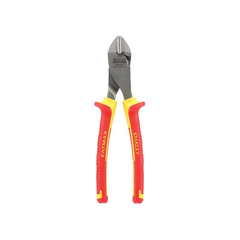 Stanley® Hand Tools FatMax® Heavy-Duty Diagonal Cutting Pliers VDE 200mm STANLEY® Hand Tools - RockBottom Nothampton