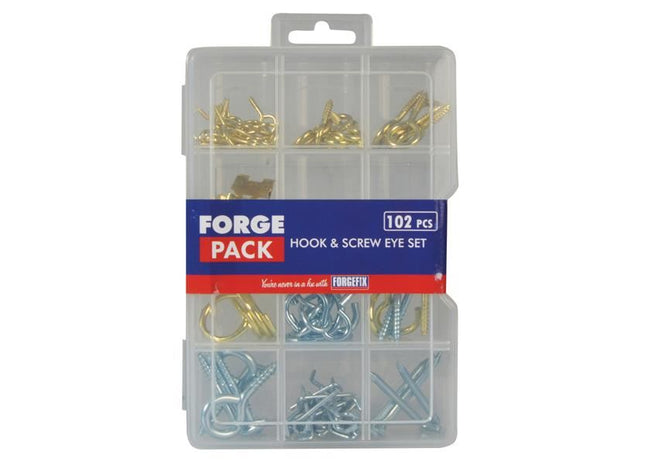 ForgeFix Hook & Screw Eye ForgePack Kit, 102 Piece ForgeFix - RockBottom Northampton