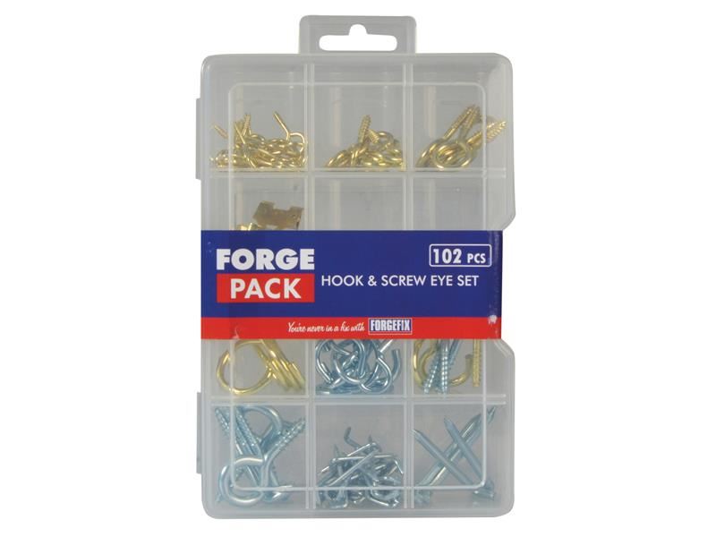 ForgeFix Hook & Screw Eye ForgePack Kit, 102 Piece ForgeFix - RockBottom Northampton