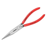 Knipex Long Snipe Nose Side Cutting Pliers PVC Grips 200mm (8in) Knipex - RockBottom Northampton