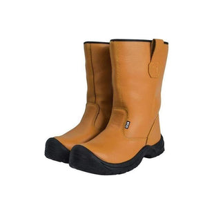 Scan Texas Lined Rigger Boots Tan UK 11 EUR 46 Scan - RockBottom Nothampton