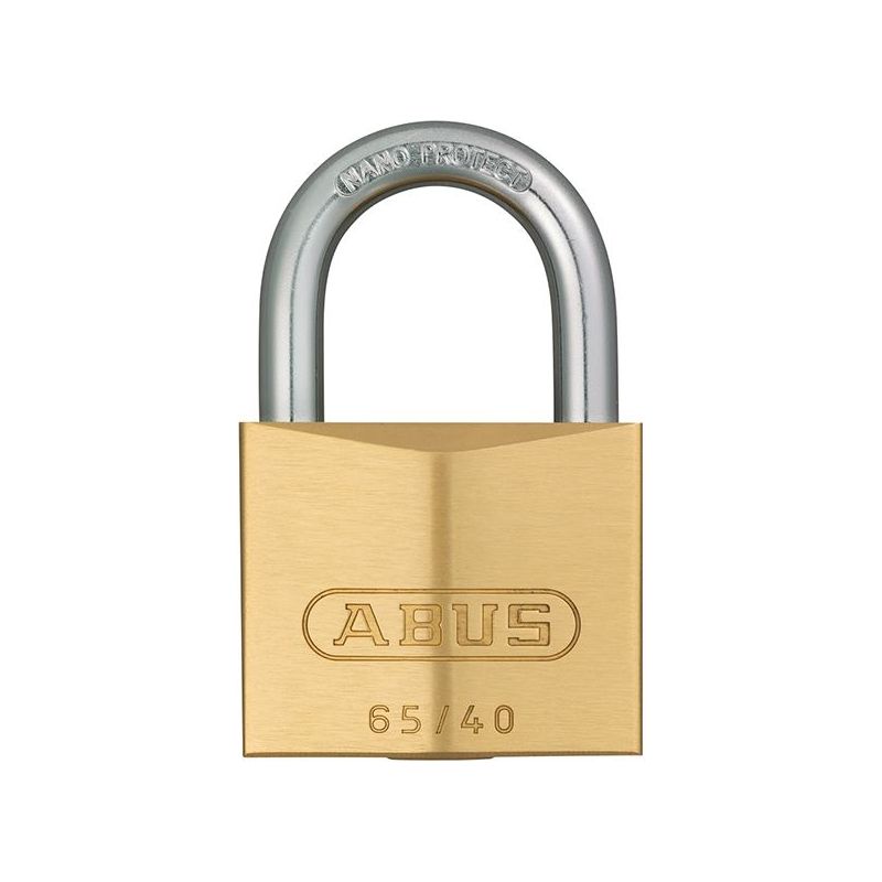 Abus Mechanical 65/40mm Brass Padlock Keyed Alike 6405 ABUS Mechanical - RockBottom Northampton 