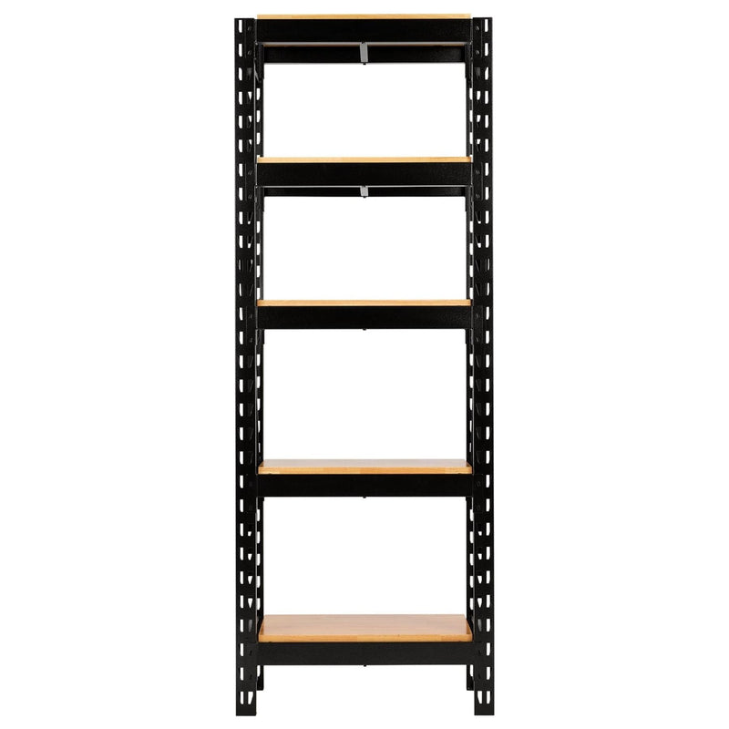 Bunker 22 Piece Modular 5 Tier Racking with Hardwood Shelving, 750mm Draper - Town Tools
