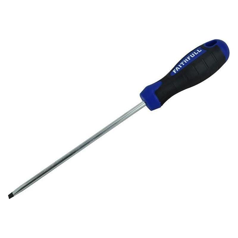 Faithfull Soft Grip Screwdriver Parallel Slotted Tip 5.5 x 150mm Faithfull - RockBottom Northampton