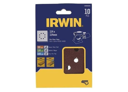 Irwin® 1/4 Punched Sanding Sheet Set, 10 Piece IRWIN® - RockBottom Northampton
