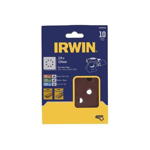 Irwin® 1/4 Punched Sanding Sheet Set, 10 Piece IRWIN® - RockBottom Northampton