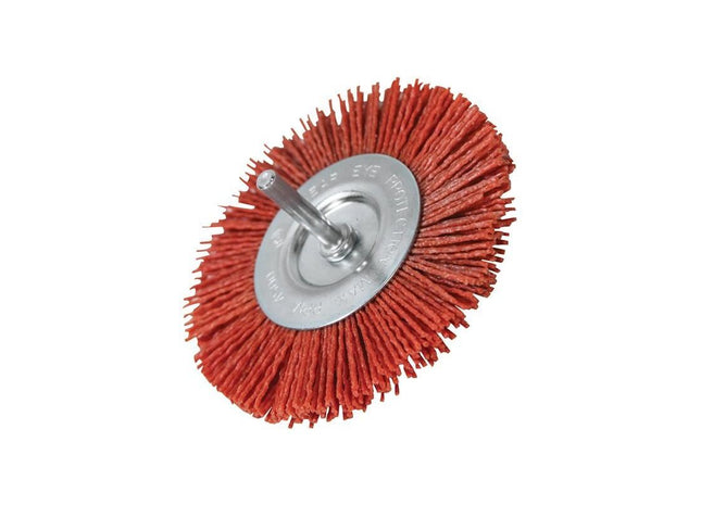 Faithfull Nylon Circular Brush 100mm x 6mm Shank Faithfull - RockBottom Northampton