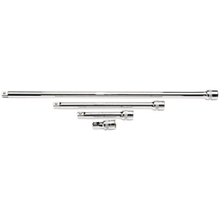 Draper Extension Bar Set, 1/2" Sq. Dr., Polished Chrome (4 Piece) 16769 Draper - Town Tools 