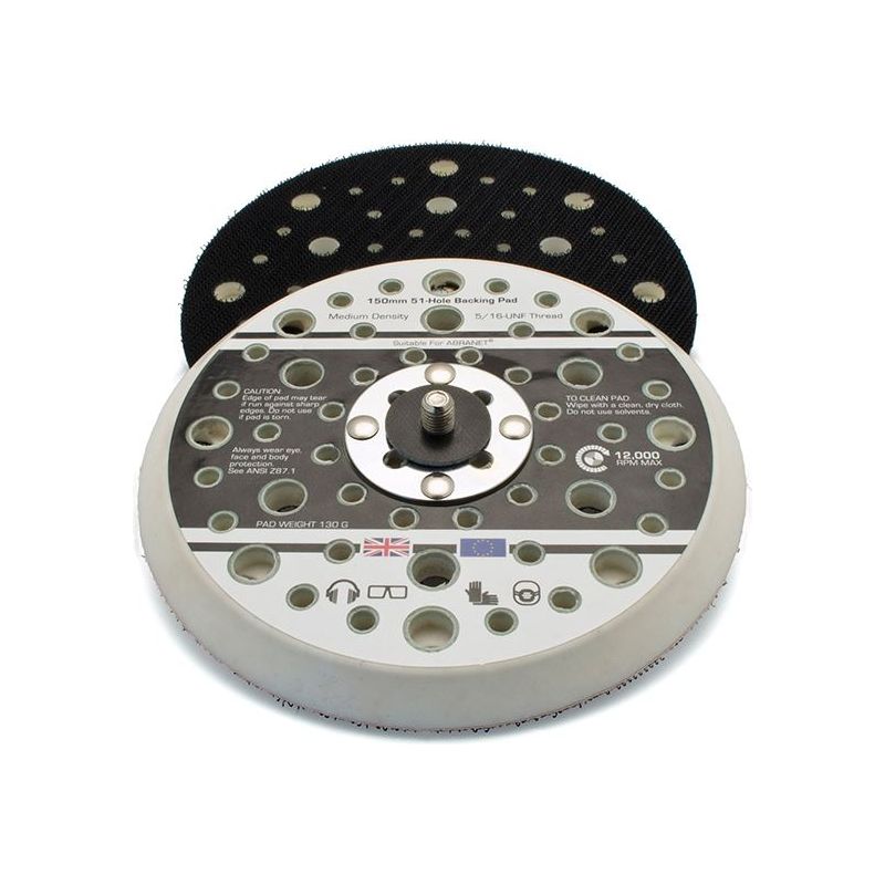 Flexipads World Class Dual Action Sander Pad 150mm GRIP® 5/16 UNF Flexipads World Class - RockBottom Northampton