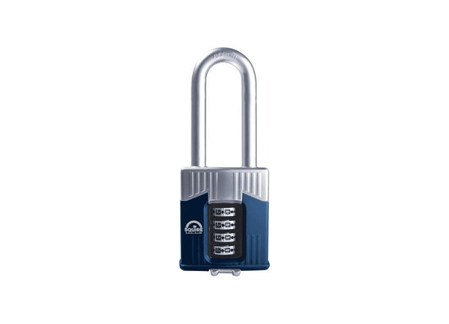 Squire Warrior High-Security Long Shackle Combination Padlock 55mm Squire - RockBottom Nothampton