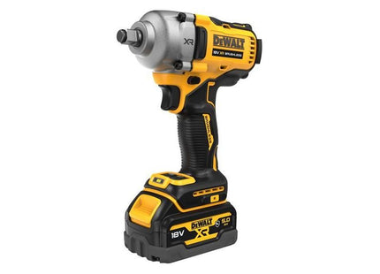 Dewalt Power Tools DCF891P2T XR BL 1/2in Hog Ring Anvil Impact Wrench 18V 2 x 5.0Ah Li-ion DeWALT Power Tools - RockBottom Northampton