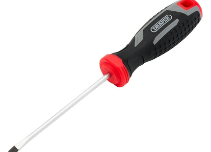 Draper Slotted Soft Grip Screwdriver, SL4 x 100mm Draper - Town Tools