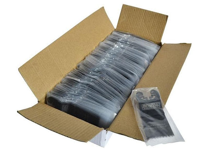 Faithfull Multi-Function Tool CrV Flush Cut Wood Blade Ground Side Set 34mm (Box 100) Faithfull - RockBottom Northampton