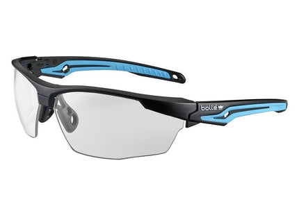 Bolle Safety TRYON Safety Glasses - Platinum Cobalt Flash Bolle Safety - RockBottom Northampton