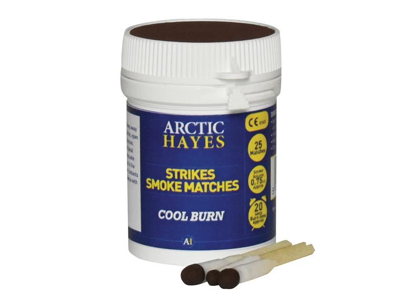 Arctic Hayes 'Strikes' Smoke Matches (Tub 25) Arctic Hayes - RockBottom Northampton 