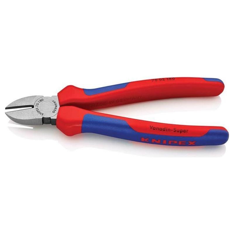 Knipex Diagonal Cutters Multi-Component Grip 180mm Knipex - RockBottom Northampton