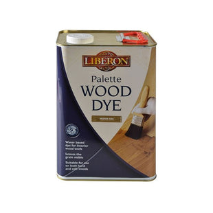 Liberon Palette Wood Dye Medium Oak 5 litre Liberon - RockBottom Northampton