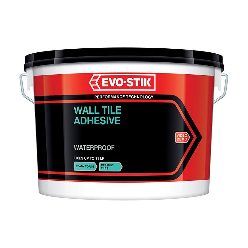Evo-Stik Waterproof Wall Tile Adhesive 1 litre EVO-STIK - RockBottom Northamptin