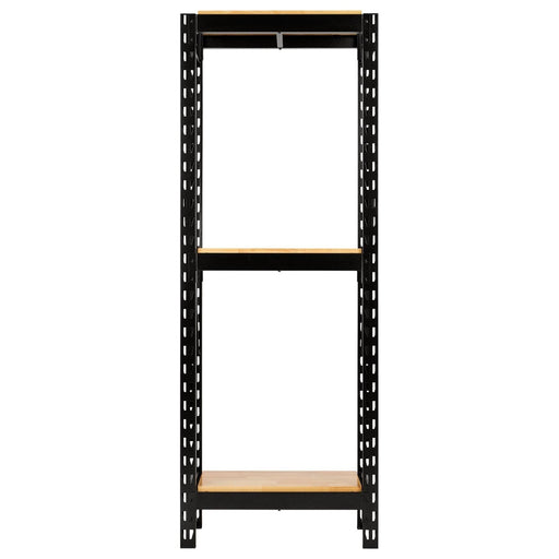 Bunker 14 Piece Modular 3 Tier Racking with Hardwood Shelving, 750mm Draper - Town Tools