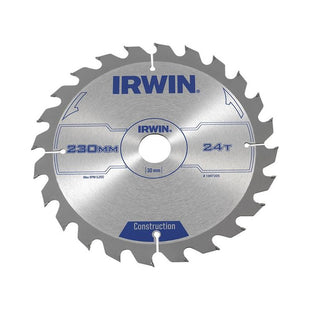 Irwin® Construction Circular Saw Blade 230 x 30mm x 24T ATB IRWIN® - RockBottom Northampton
