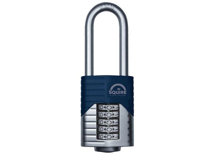 Squire Vulcan Long Boron Shackle Combination Padlock 60mm Squire - RockBottom Nothampton