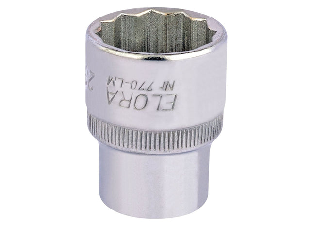Draper Elora Bi-Hexagon Socket, 1/2" Sq. Dr., 23mm 24682 Draper - Town Tools 