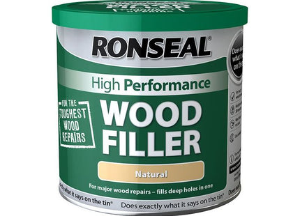 Ronseal High-Performance Wood Filler Natural 1kg Ronseal - RockBottom Nothampton