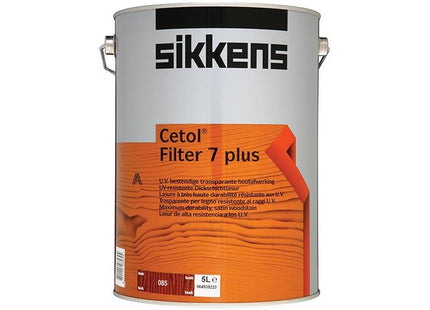 Sikkens Cetol Filter 7 Plus Translucent Woodstain Teak 5 litre Sikkens - RockBottom Nothampton