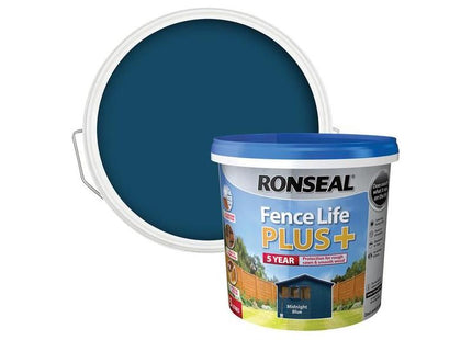Ronseal Fence Life Plus+ Midnight Blue 5 litre Ronseal - RockBottom Nothampton