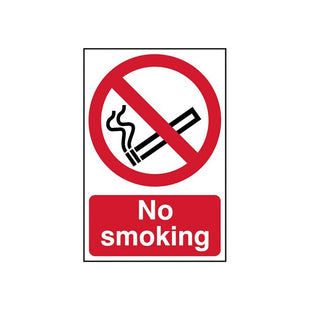 Scan No Smoking - PVC Sign 200 x 300mm Scan - RockBottom Nothampton