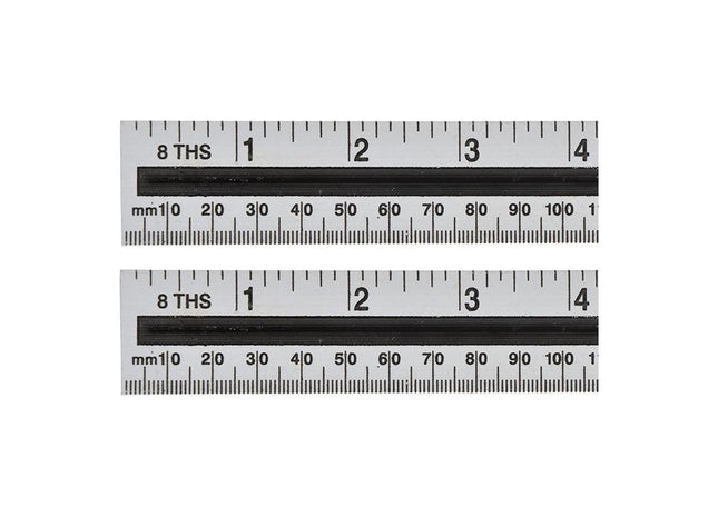Bluespot Tools Aluminium Ruler 150mm (6in) BlueSpot Tools - RockBottom Northampton