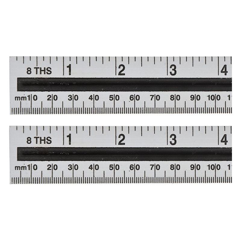 Bluespot Tools Aluminium Ruler 150mm (6in) BlueSpot Tools - RockBottom Northampton