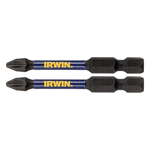 Irwin® Impact Pro Performance Screwdriver Bits PH2 57mm (Pack 2) IRWIN® - RockBottom Northampton