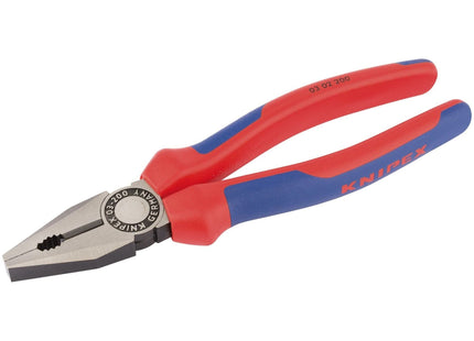 Draper Knipex 03 02 200 SBE Combination Pliers - Heavy Duty Handle, 200mm 69575 Draper - Town Tools 